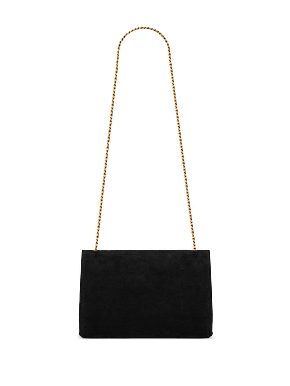 Kate suede leather medium shoulder bag