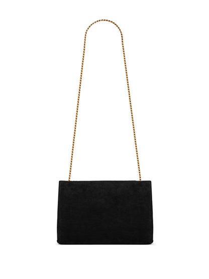 Kate suede leather medium shoulder bag