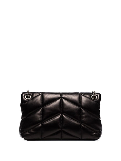 Puffer small leather shoulder bag