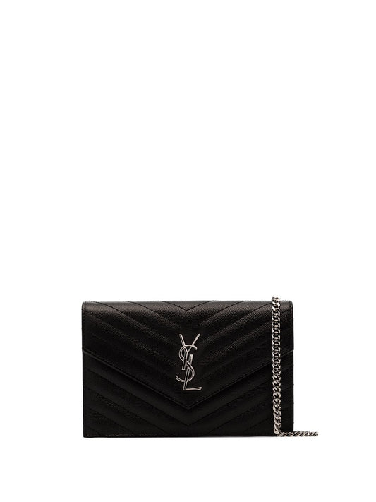 Cassandre leather wallet on chain