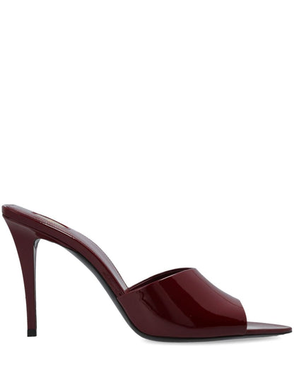 Romy patent leather mules