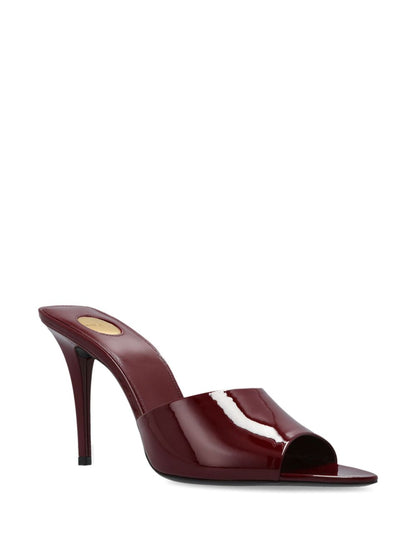 Romy patent leather mules