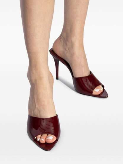 Romy patent leather mules