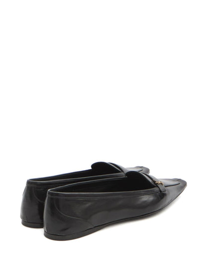 Poppy leather ballets