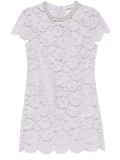 Lace mini dress