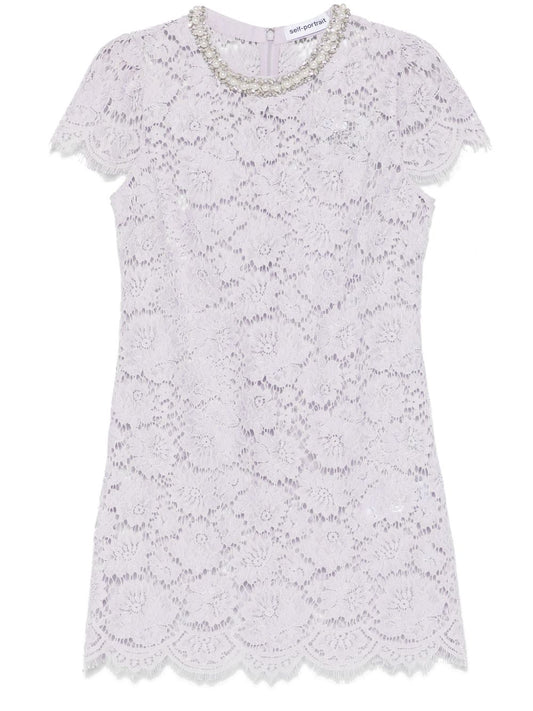 Lace mini dress