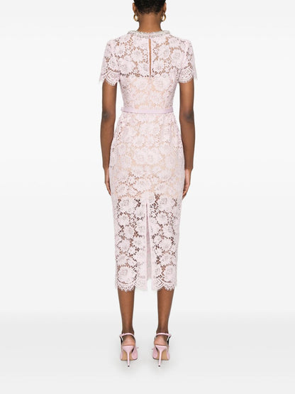 Lace midi dress