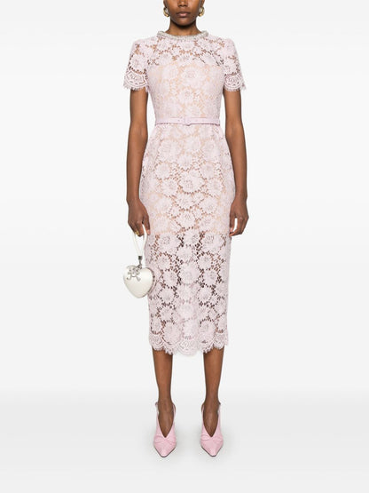 Lace midi dress