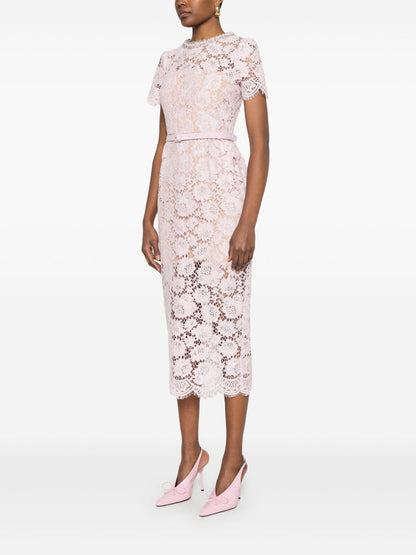 Lace midi dress