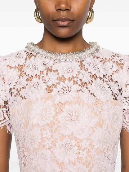 Lace midi dress