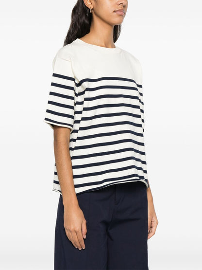 Ombeline striped cotton sweater