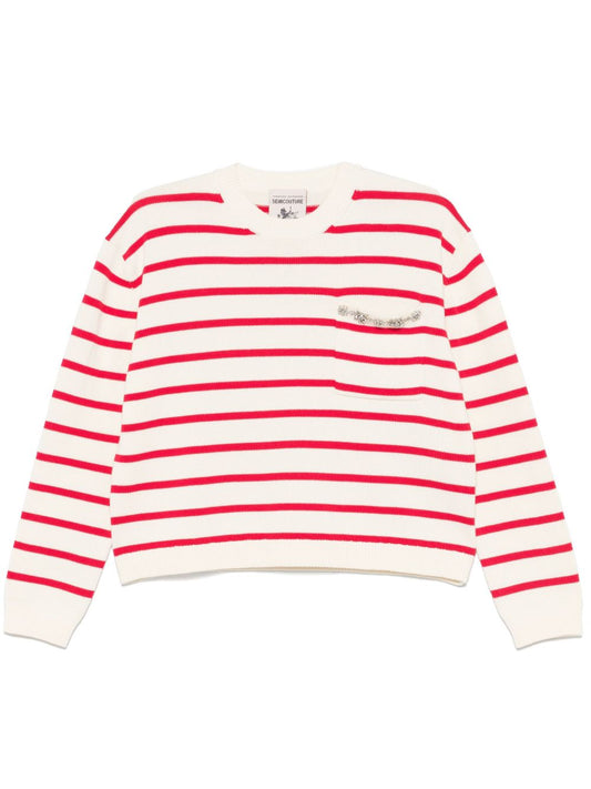 Rita striped cotton sweater