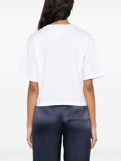 Embroidered cotton t-shirt