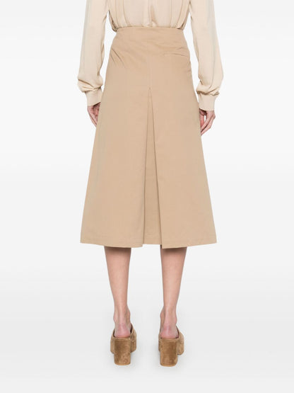 Mimi cotton midi skirt