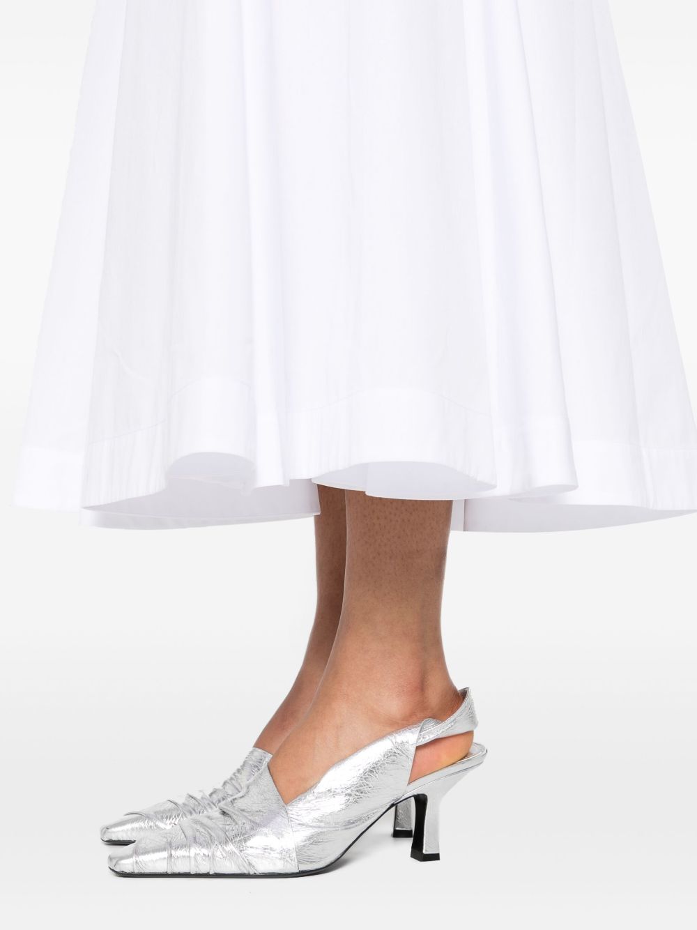 Cotton midi dress
