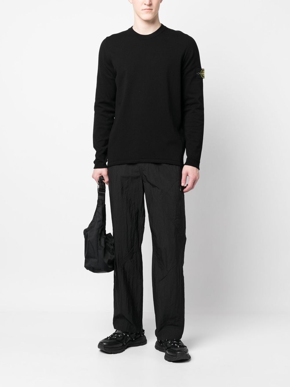 Logo cotton crewneck sweater