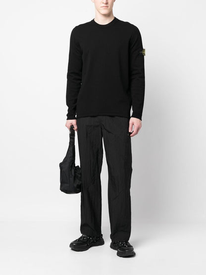 Logo cotton crewneck sweater