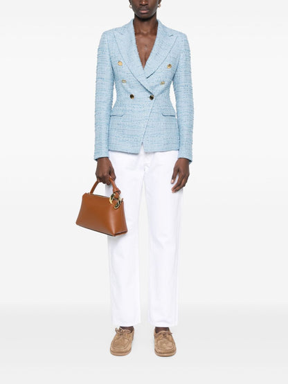 Cotton single-breasted jacket