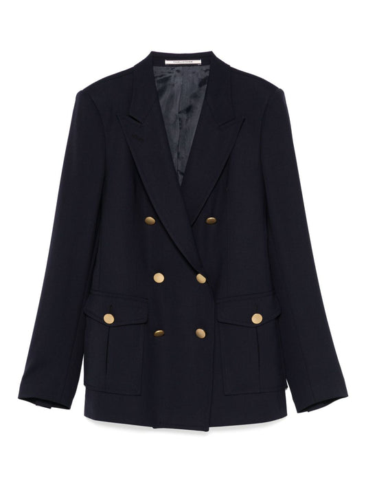 Wool double-breasted jacket