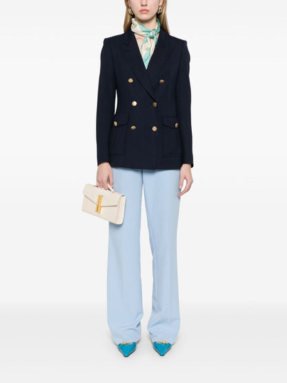 Wool double-breasted jacket