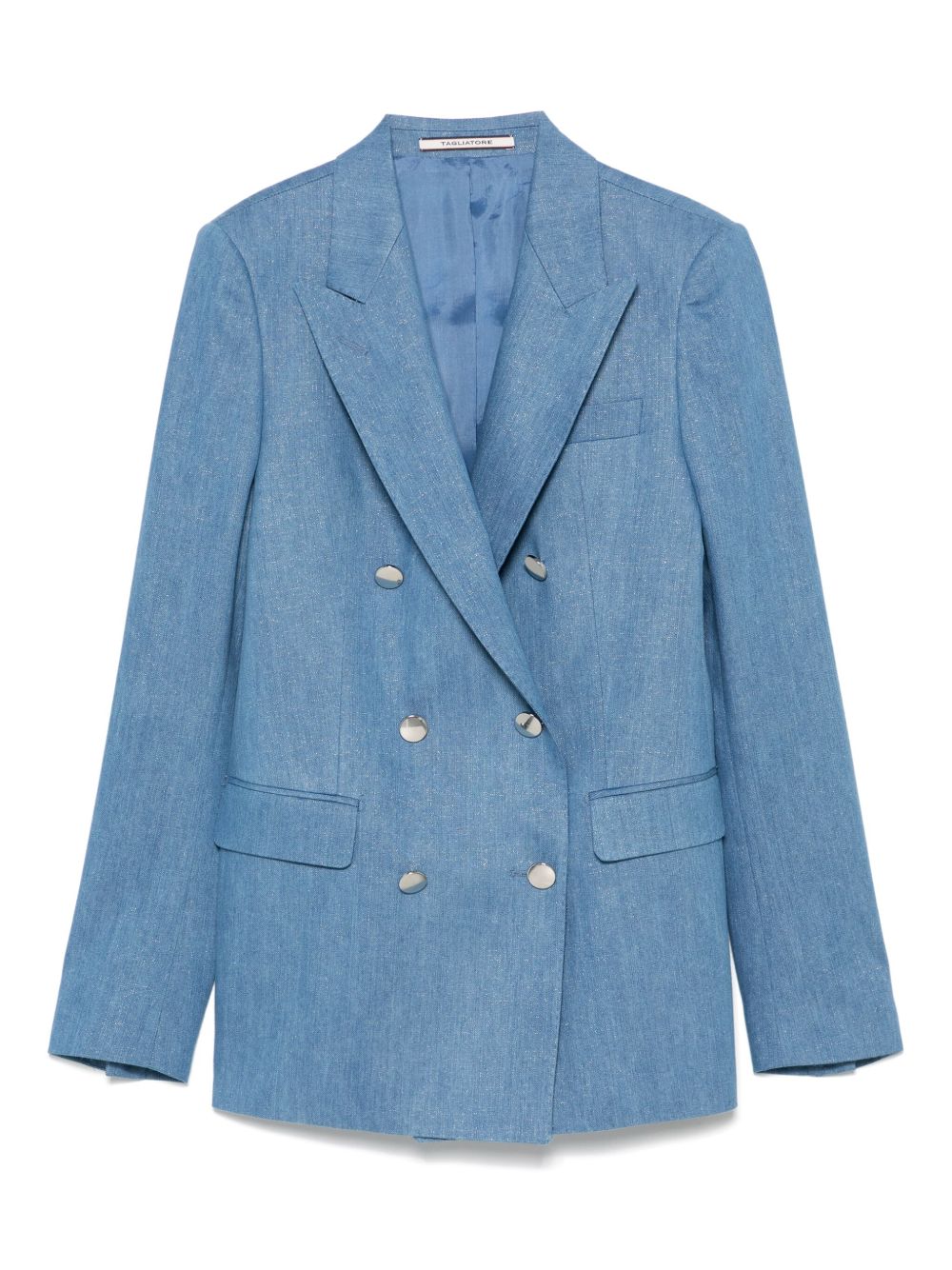 Cotton double-breasted jacket