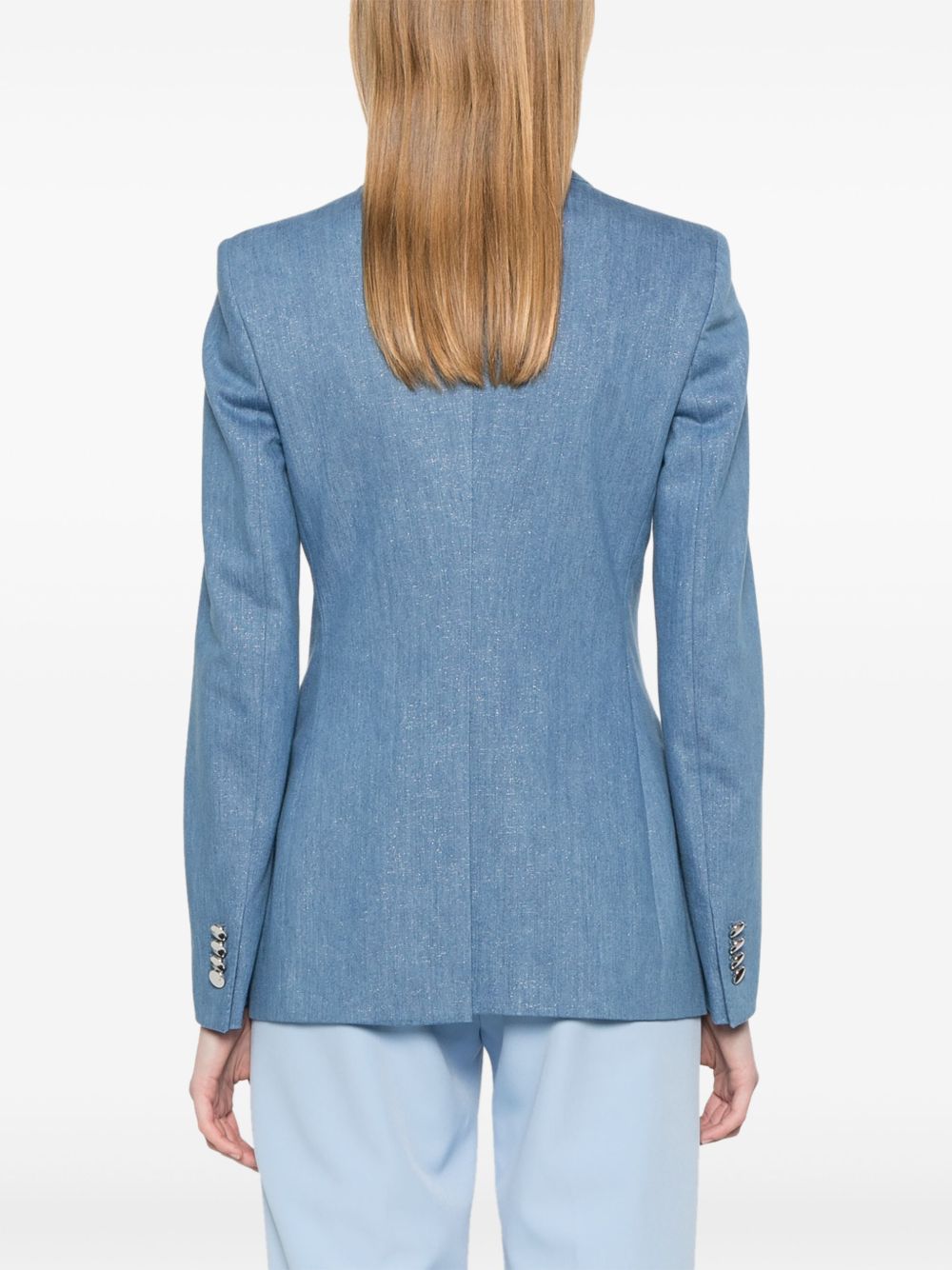 Cotton double-breasted jacket