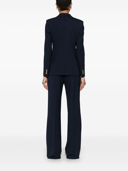 Wool blend double-breasted suit