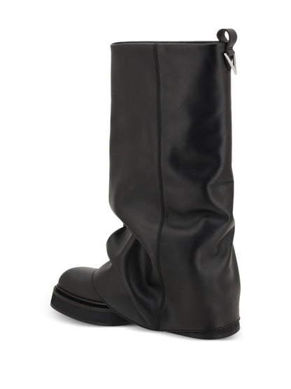 Robin leather combat boots