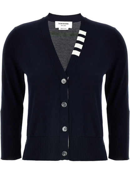 4bar cotton cardigan