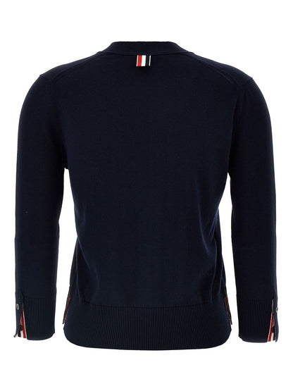 4bar cotton cardigan