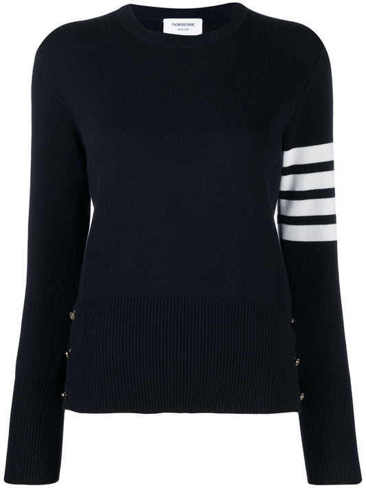 4bar cotton crewneck sweater