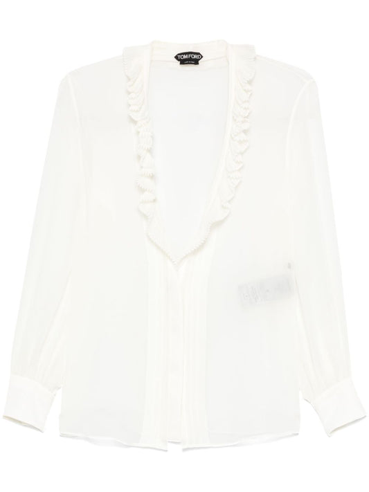 Silk georgette shirt