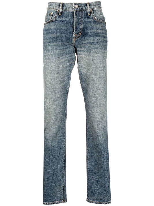 Denim slim fit jeans