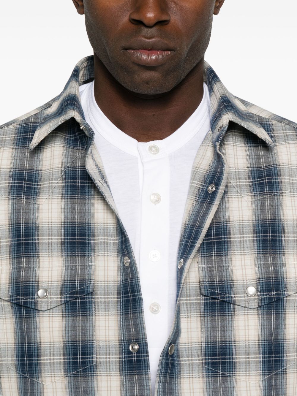 Checked cotton shirt