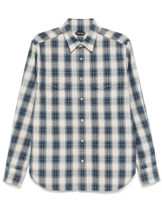 Checked cotton shirt