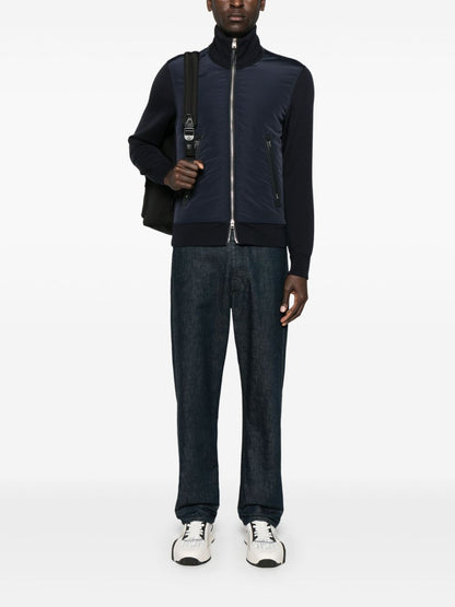Wool zipped sweater