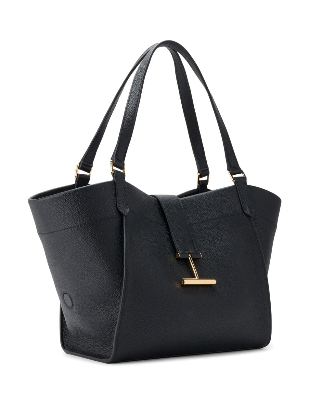 Medium leather tote bag