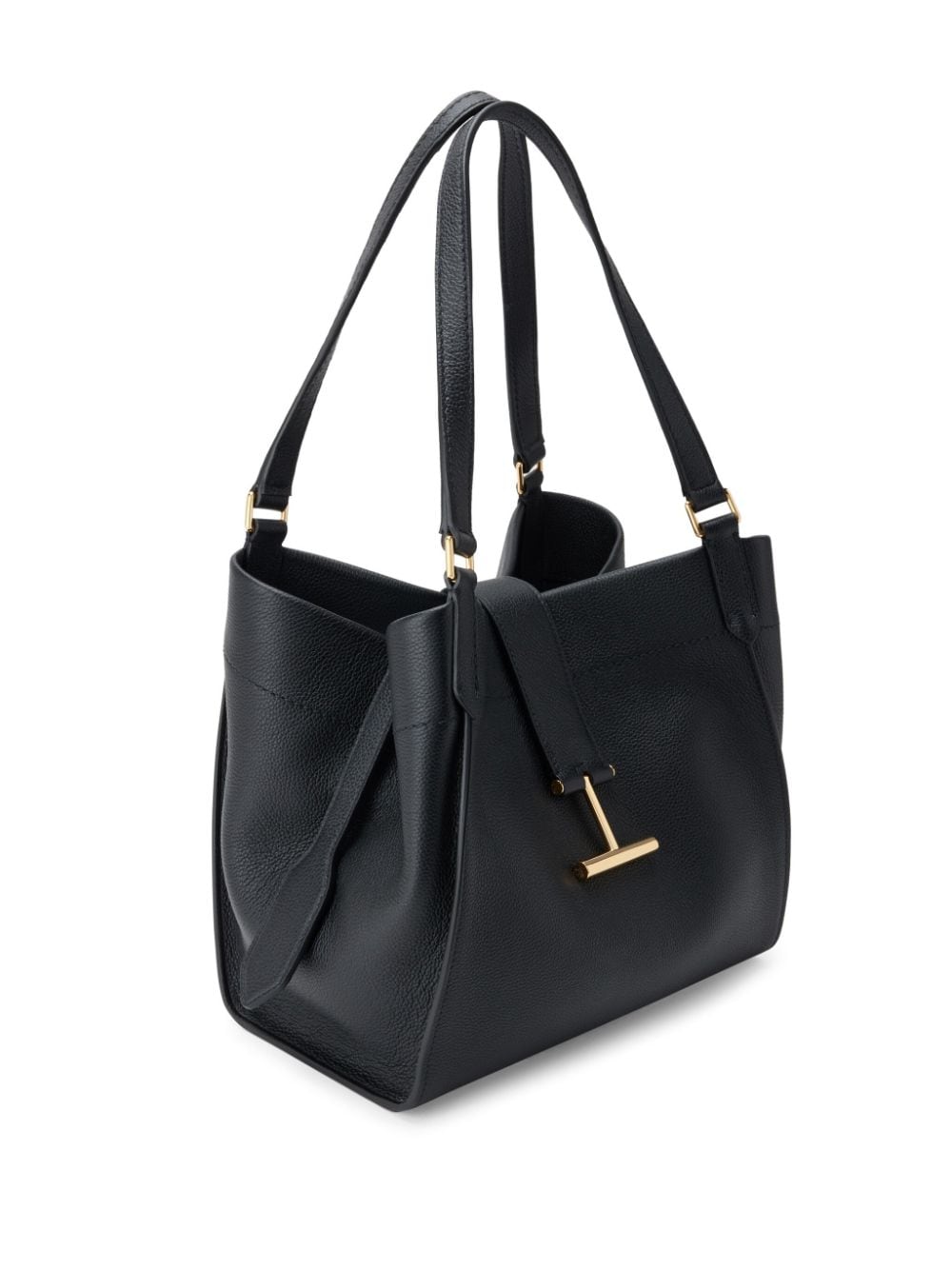 Medium leather tote bag