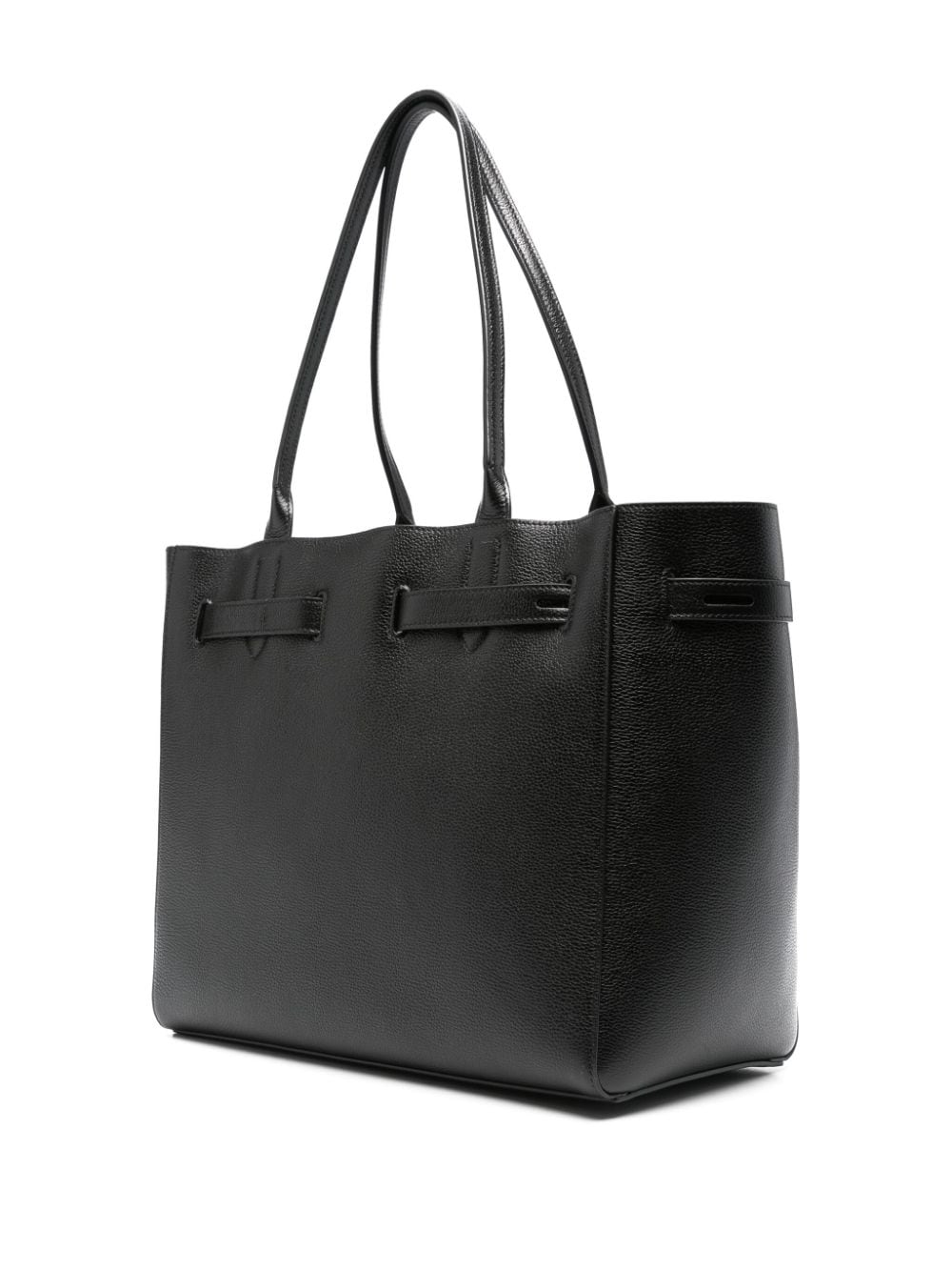 Medium leather tote bag