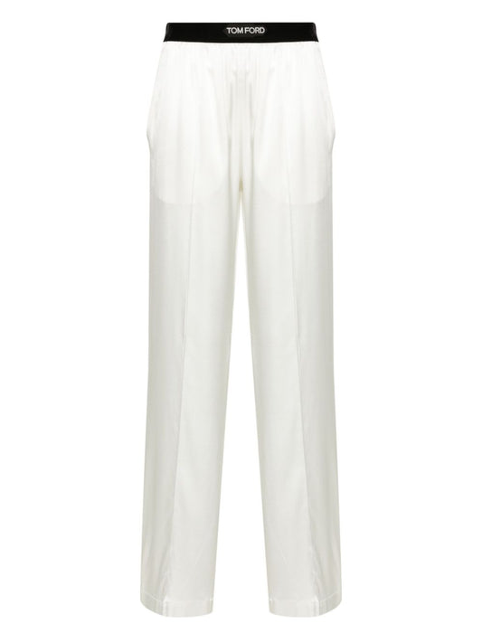 Silk trousers