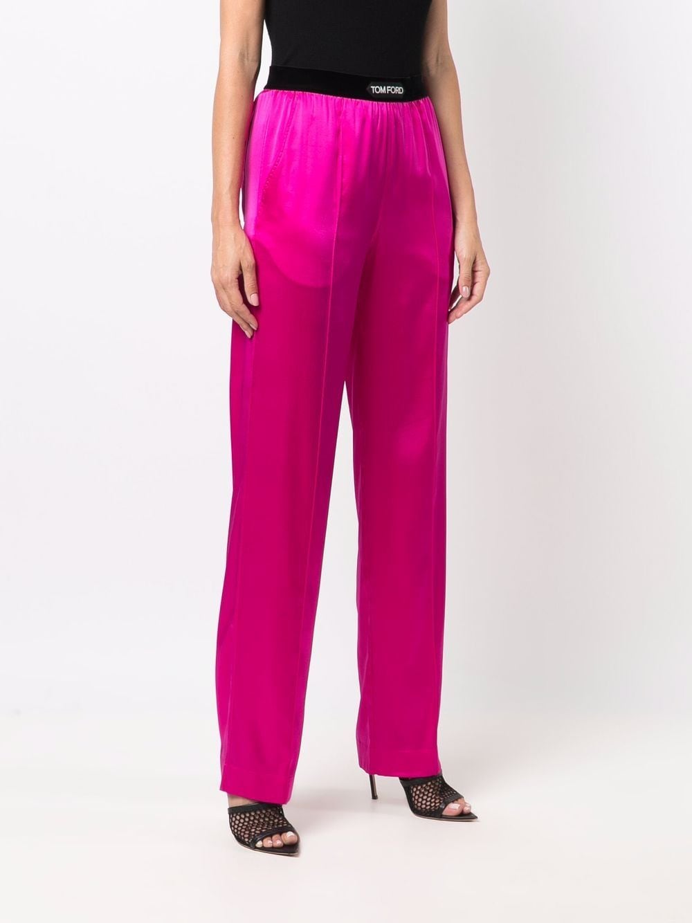 Silk trousers