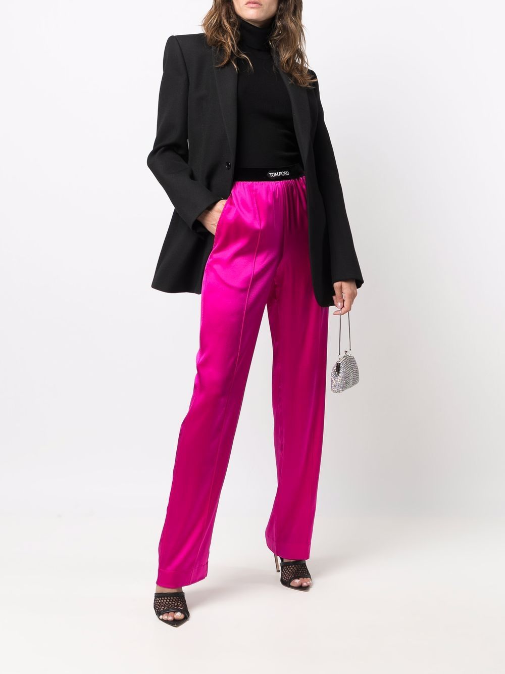 Silk trousers