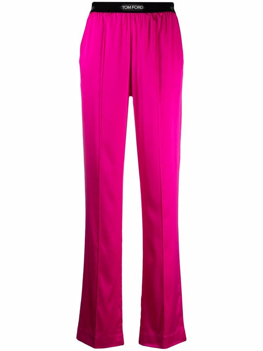 Silk trousers