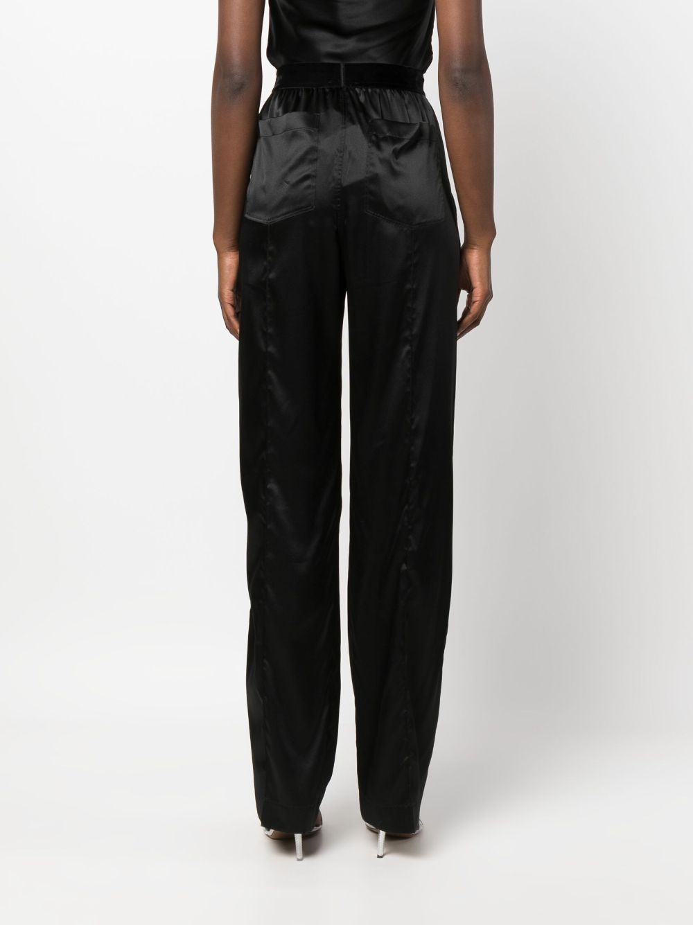 Silk trousers