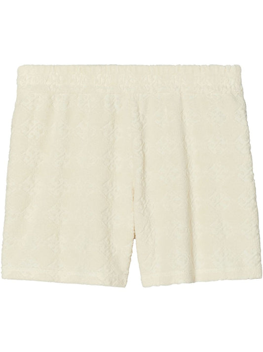 Jacquard sponge shorts