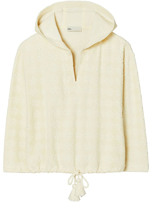 Jacquard sponge hoodie