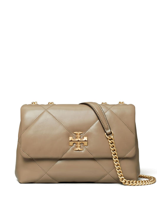 Kira diamond leather shoulder bag