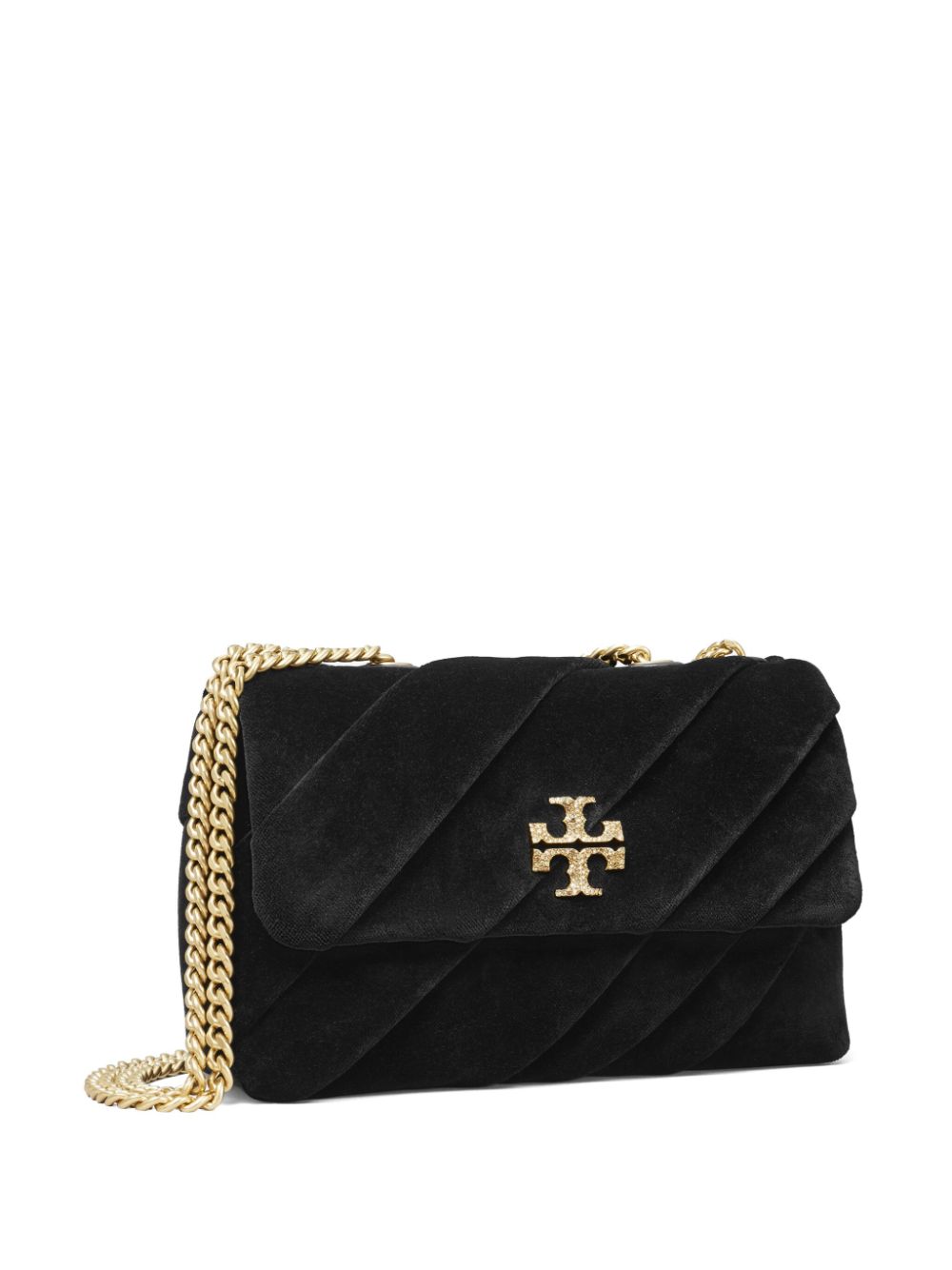 Kira small velvet shoulder bag