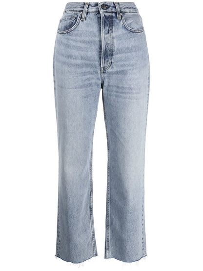 Classic cut denim jeans