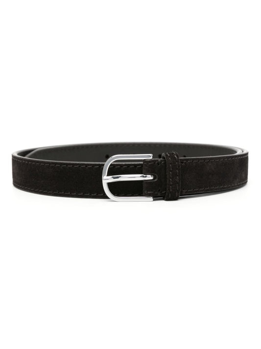 Suede slim belt